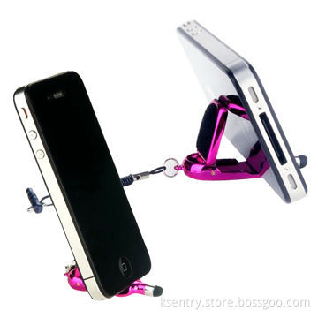 Promotional Best Selling 4-in-1 Touch Screen Pen with Holder and Screen Cleaner